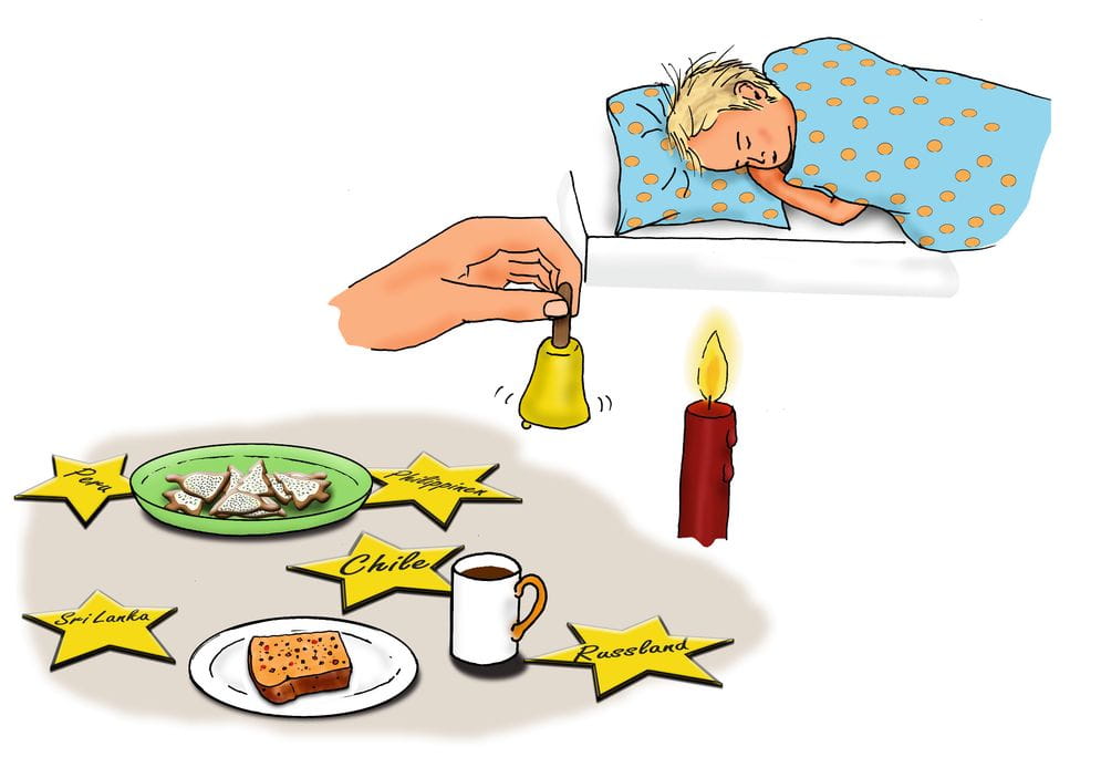 Weihnachtsfrühstück - Adventskalender, Robinsons Weihnachtsreise Weihnachtsfrühstück - Adventskalender, Robinsons Weihnachtsreise