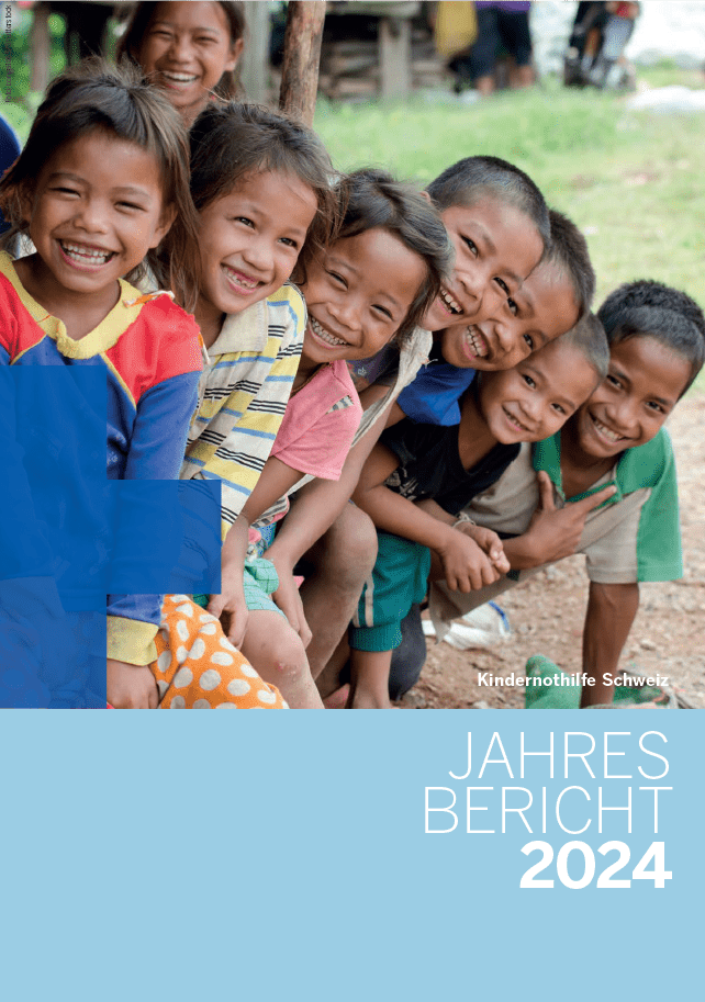 Titelbild Kindernothilfe Schweiz Jahresbericht 2024