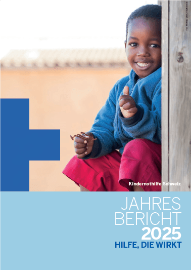 Titelbild des Jahresberichts der Kindernothilfe Schweiz 2025